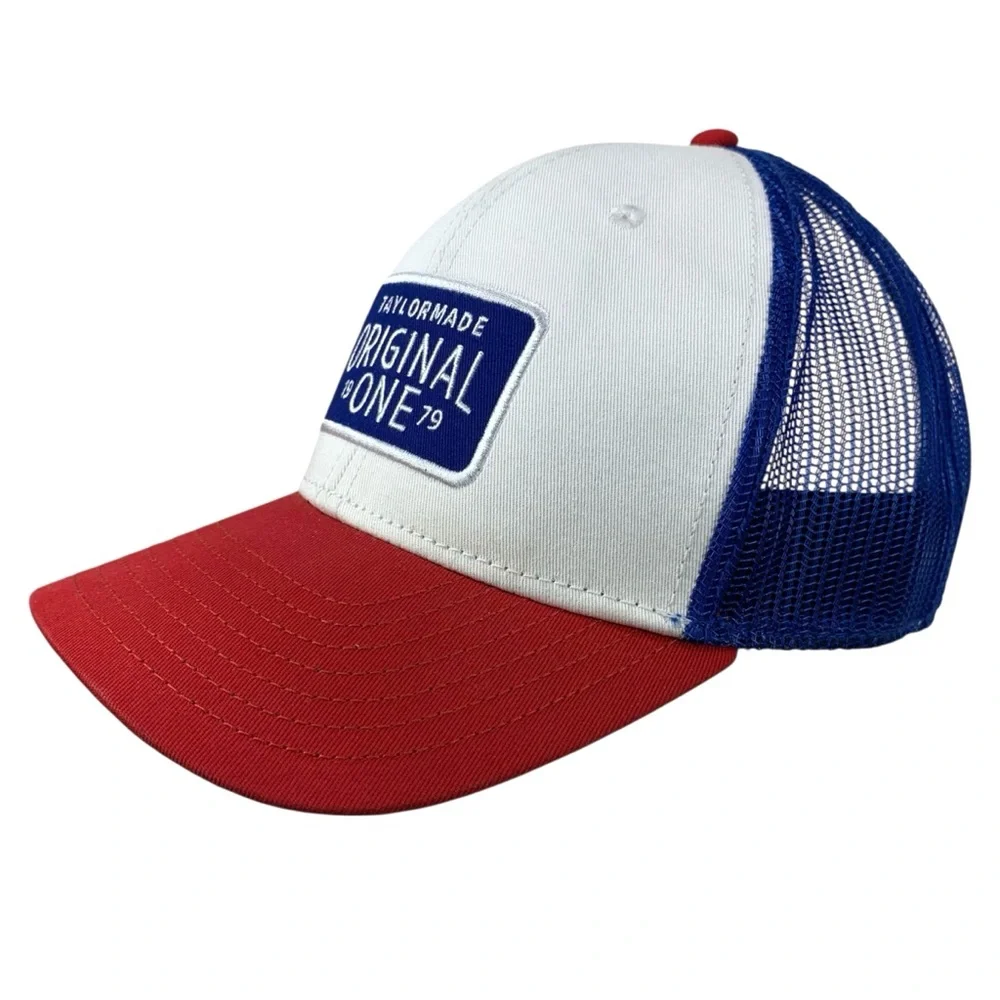TaylorMade Original One 1979 Trucker‎ Hat Red White Blue Snapback Golf Cap